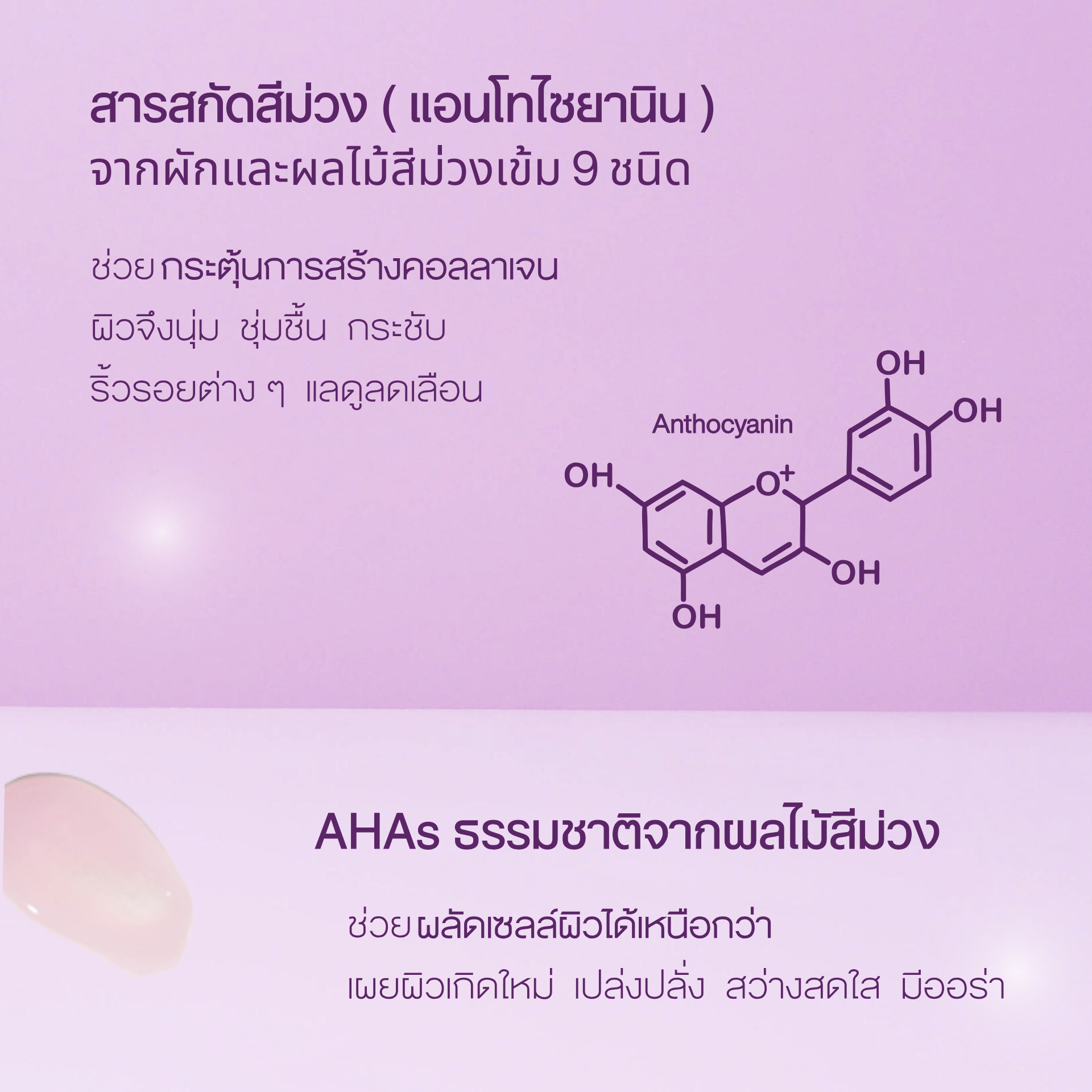 VioCell ไวโอเซล สารสกัดสีม่วง (แอนโทไซยานิน) จากผัก-ผลไม้สีม่วงเข้ม 9 ชนิด